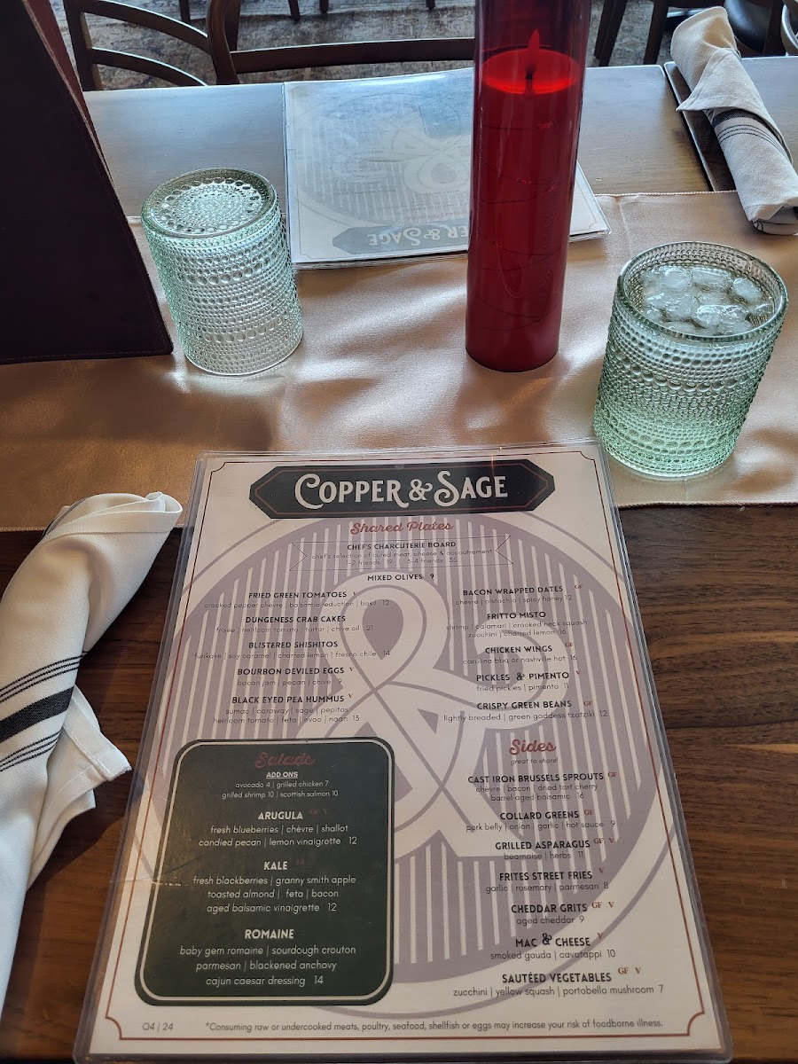 Menu Copper & Sage Goodyear-4