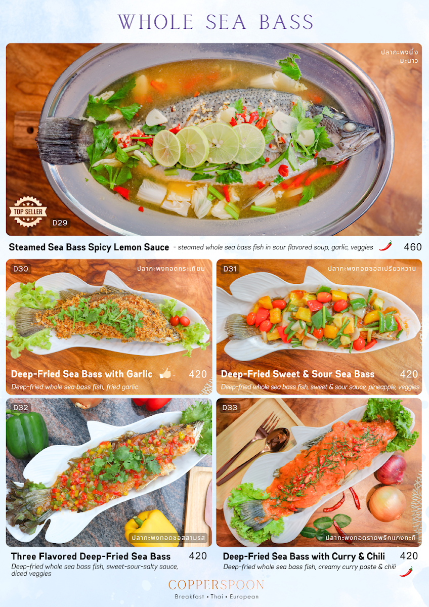 Menu Copper Spoon Breakfast Thai-European Cuisines-6