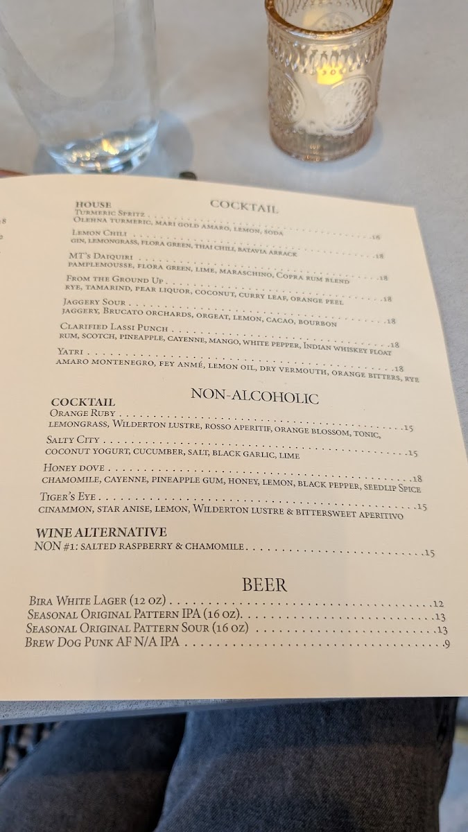 Menu Copra-10