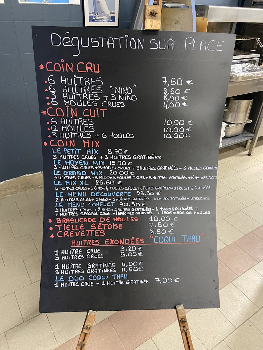 Menu Coqui Thau-1