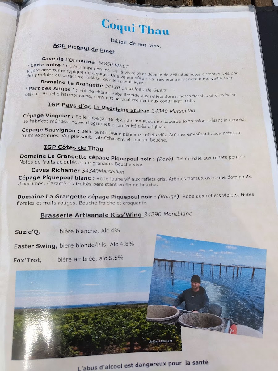 Menu Coqui Thau-8