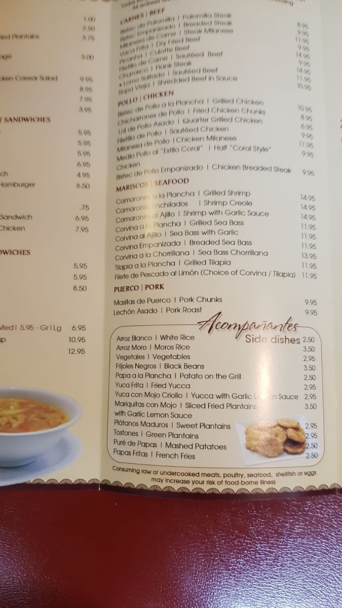 Menu Coral Restaurant-4