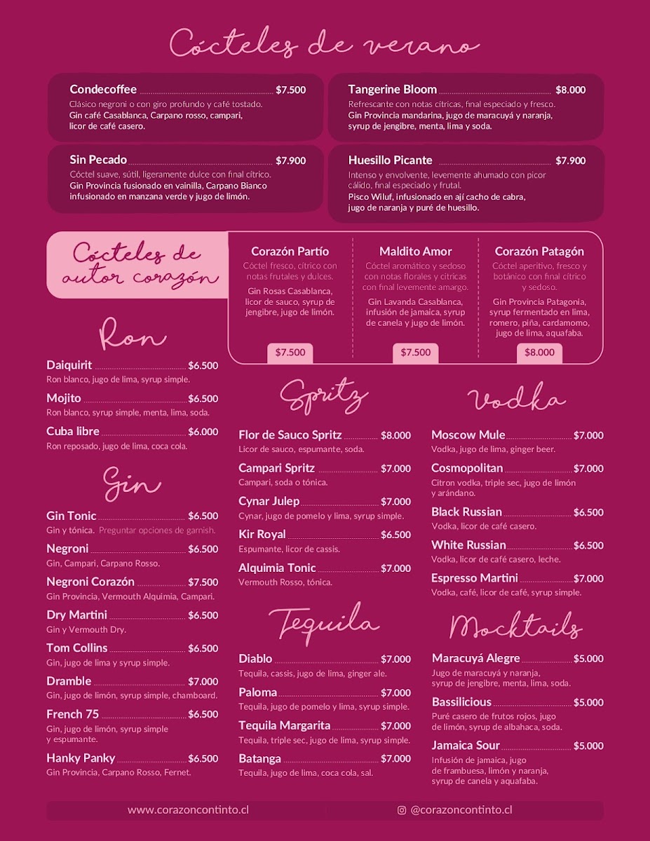 Menu Corazón Continto Cocina Y Vinos-1