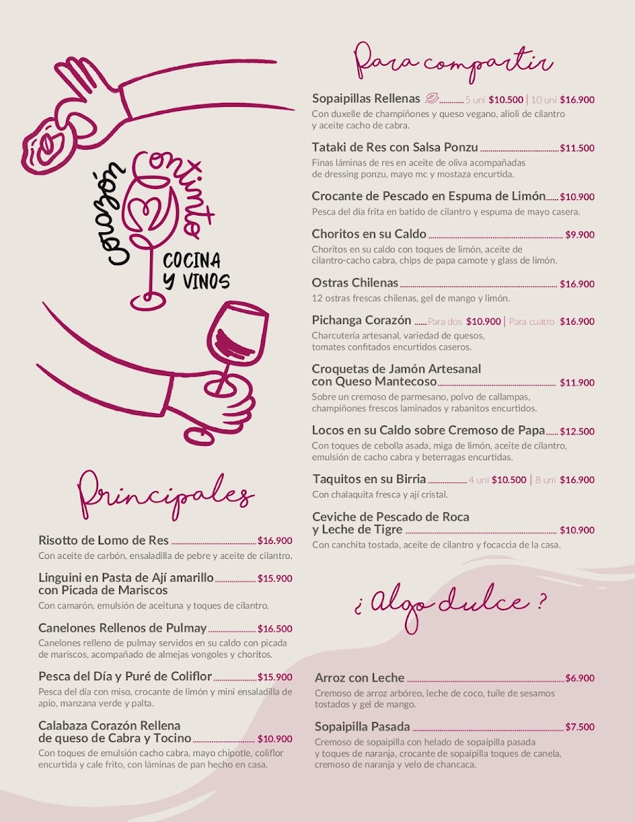 Menu Corazón Continto Cocina Y Vinos-2