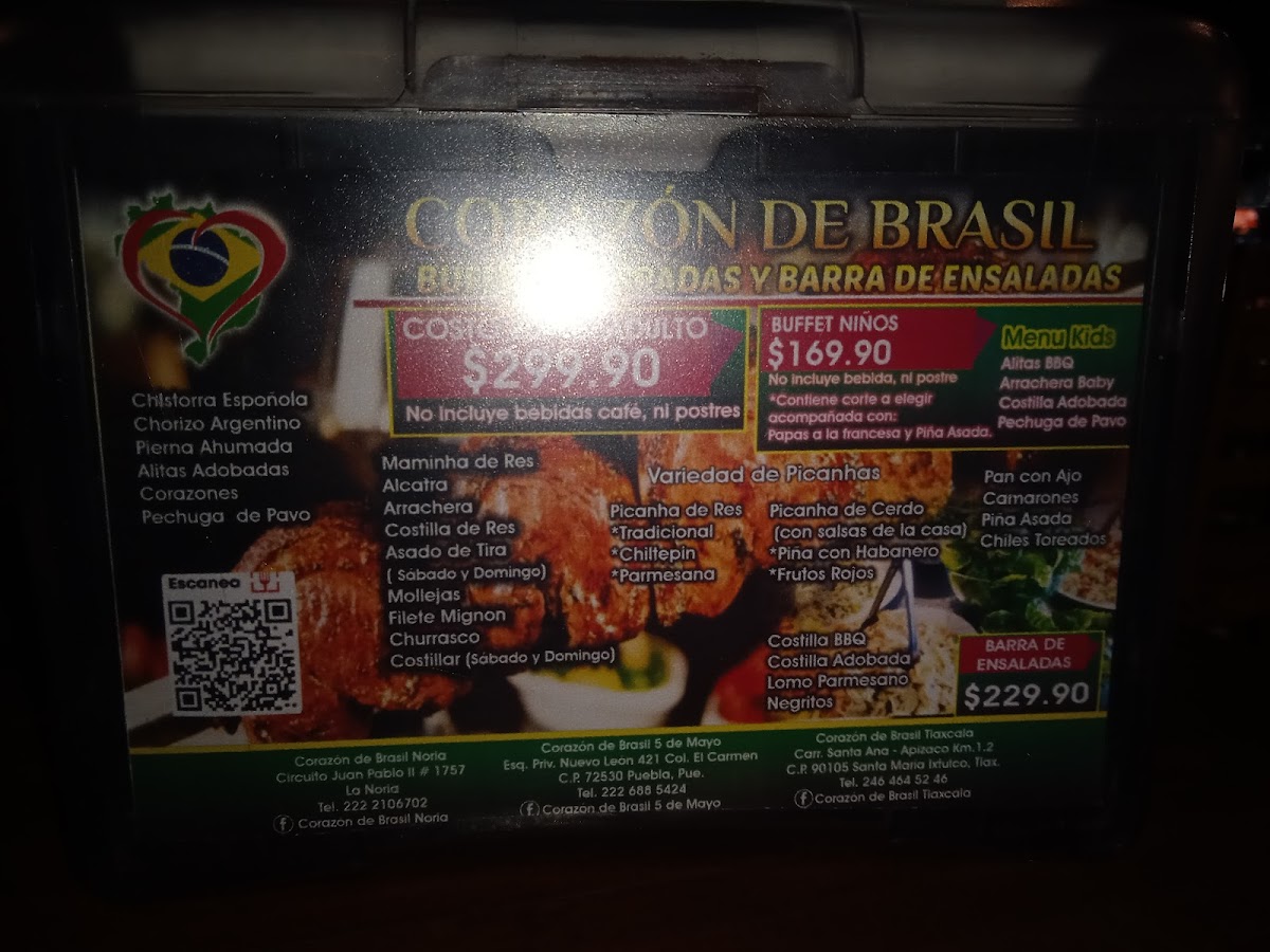 Menu Corazón De Brasil Espadas-1