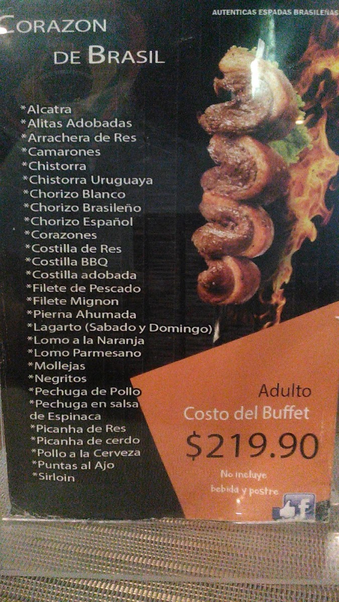 Menu Corazón De Brasil Espadas-6