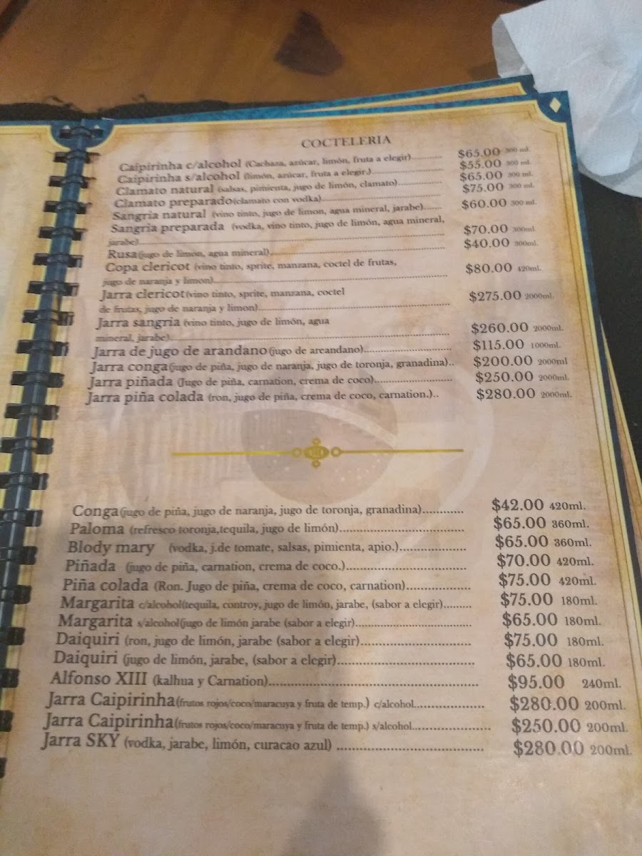 Menu Corazón De Brasil Espadas-7