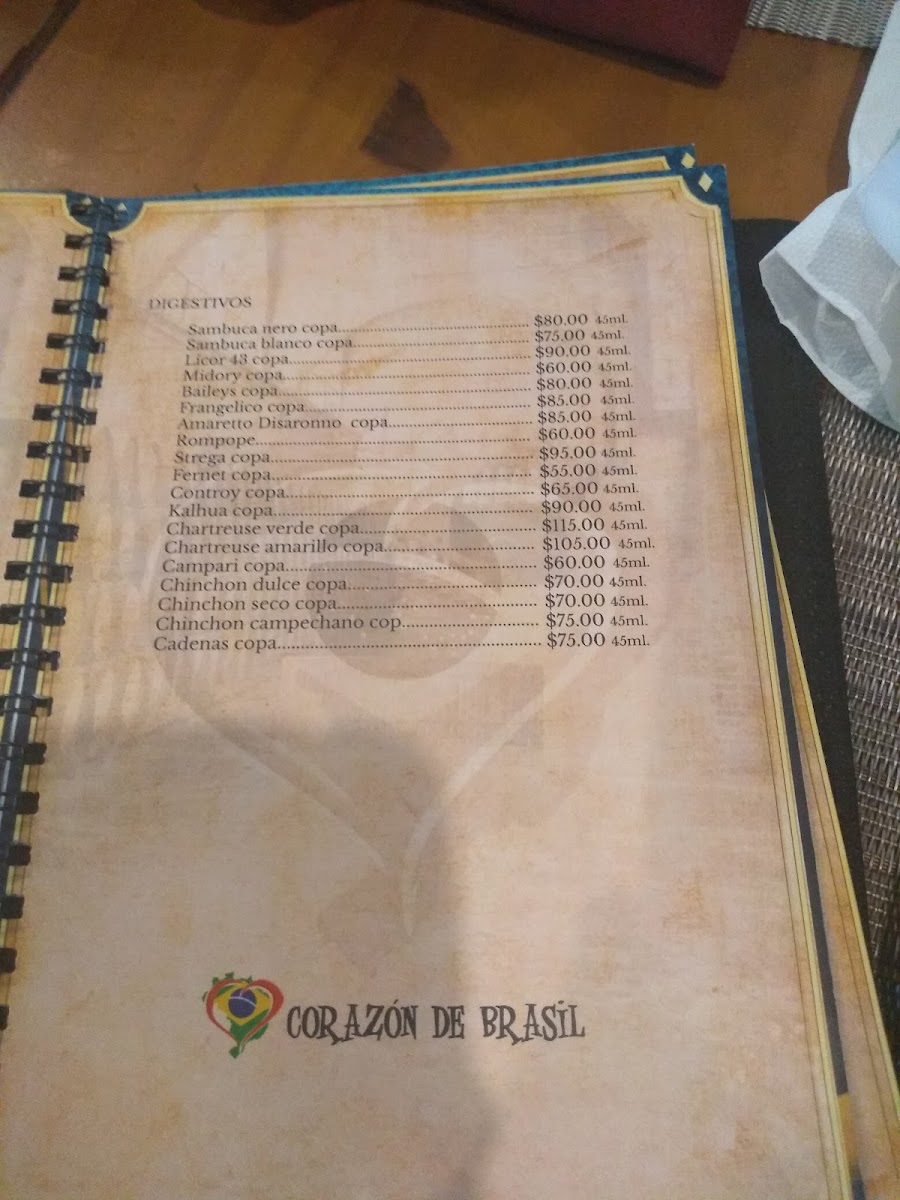 Menu Corazón De Brasil Espadas-8