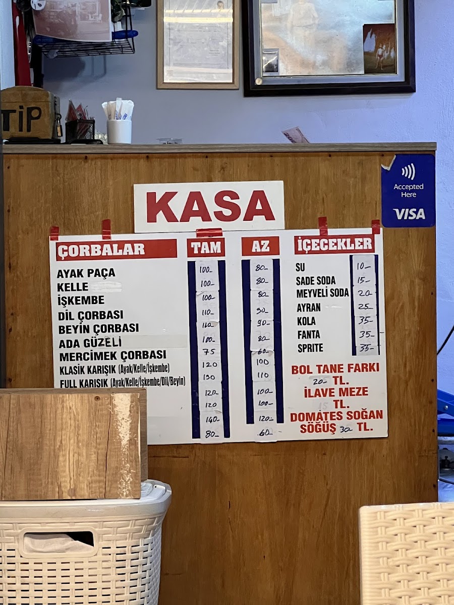 Menu Corbam-1