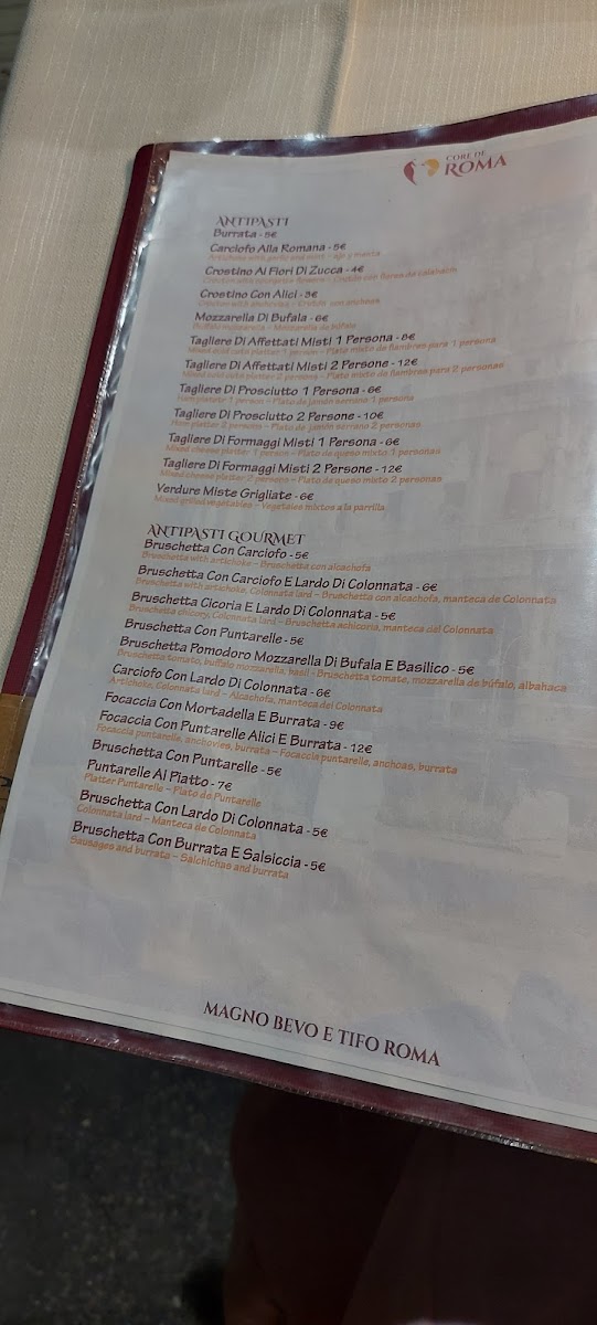 Menu Core De Roma-4