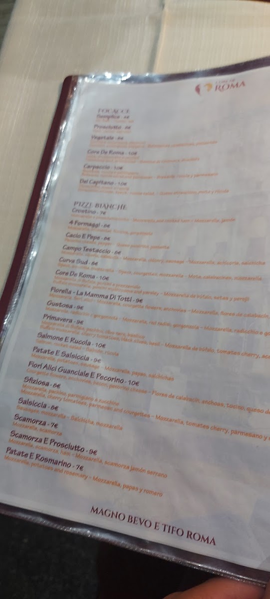 Menu Core De Roma-7