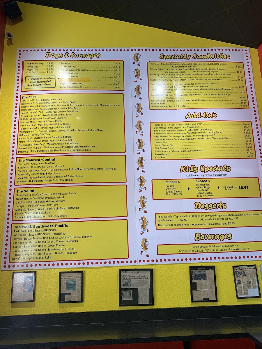 Menu Cori's Doghouse-2