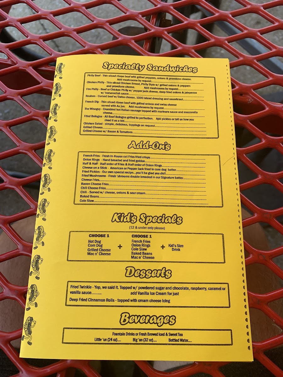 Menu Cori's Doghouse-3