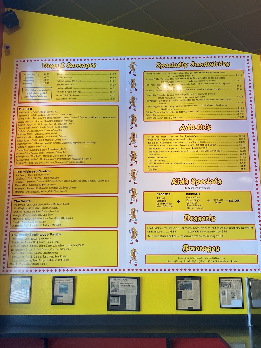 Menu Cori's Doghouse-9