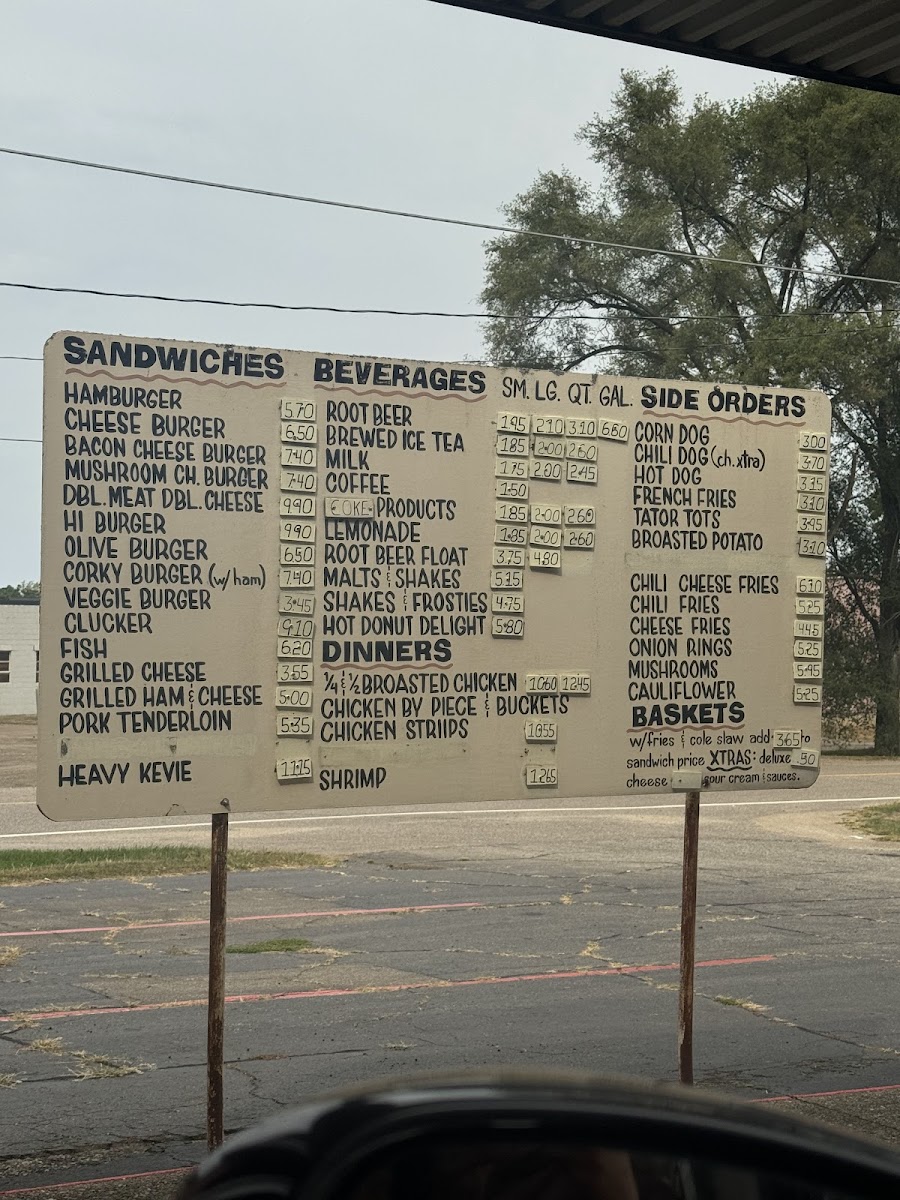 Menu Corky's Drive-In Restaurant-3