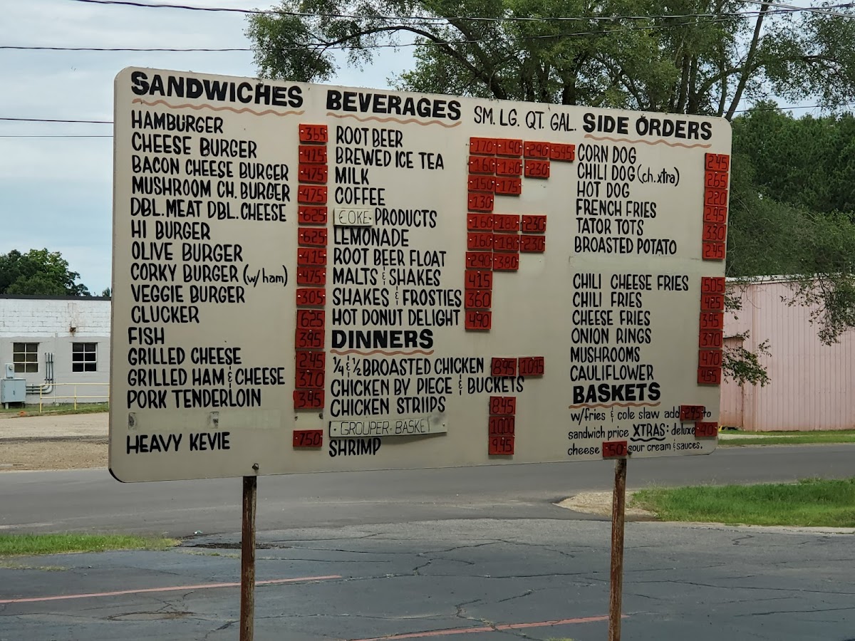 Menu Corky's Drive-In Restaurant-5