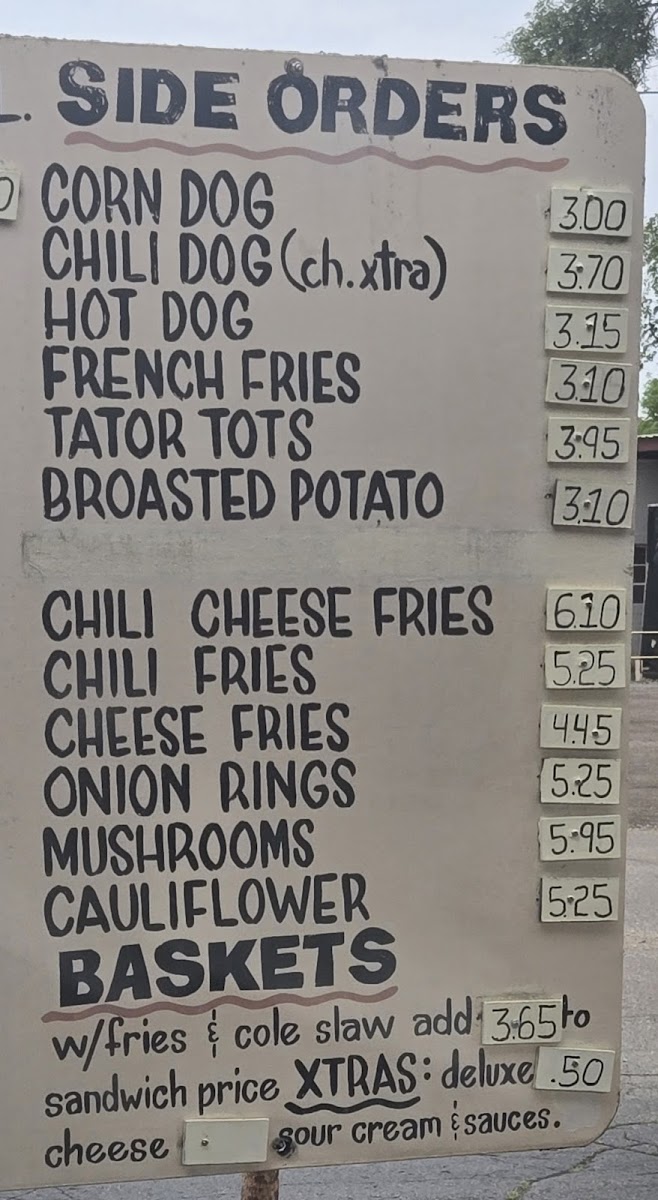 Menu Corky's Drive-In Restaurant-8