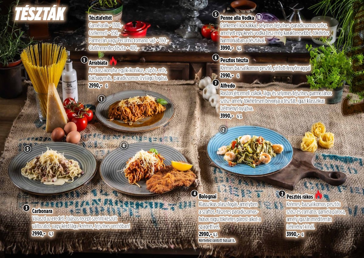 Menu Corleone Étterem-5