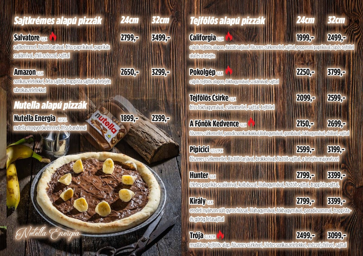 Menu Corleone Étterem-6