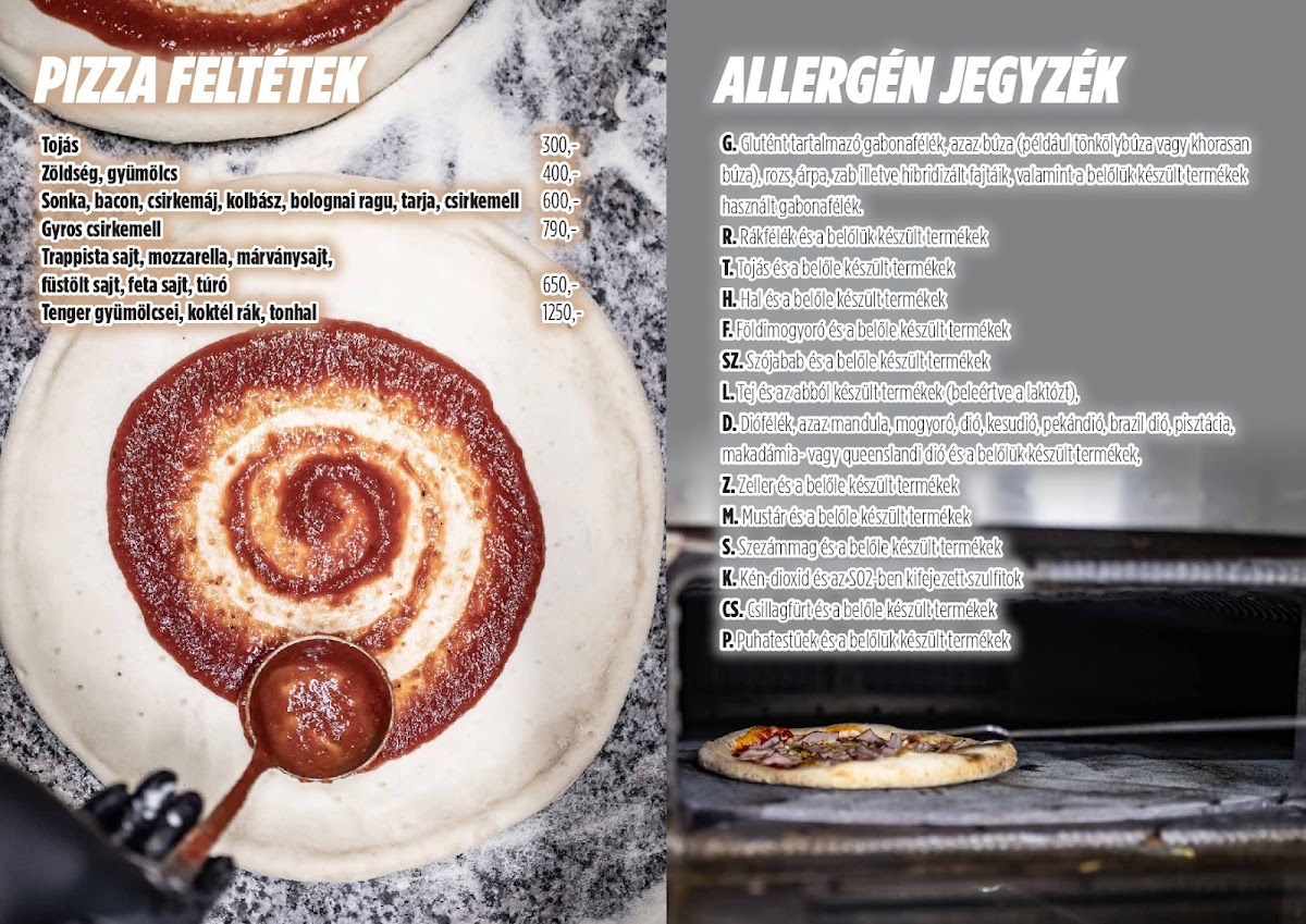 Menu Corleone Étterem-7