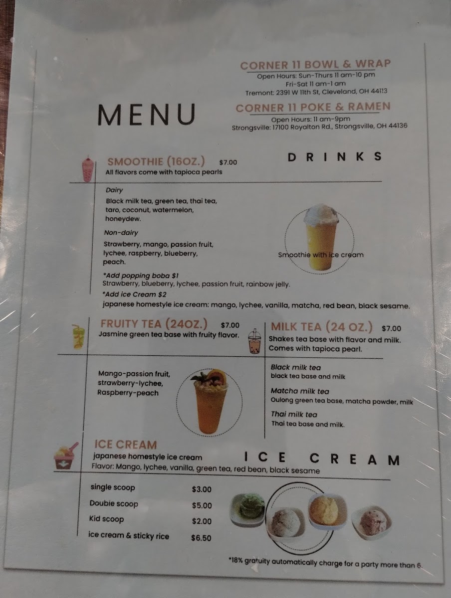 Menu Corner 11-3