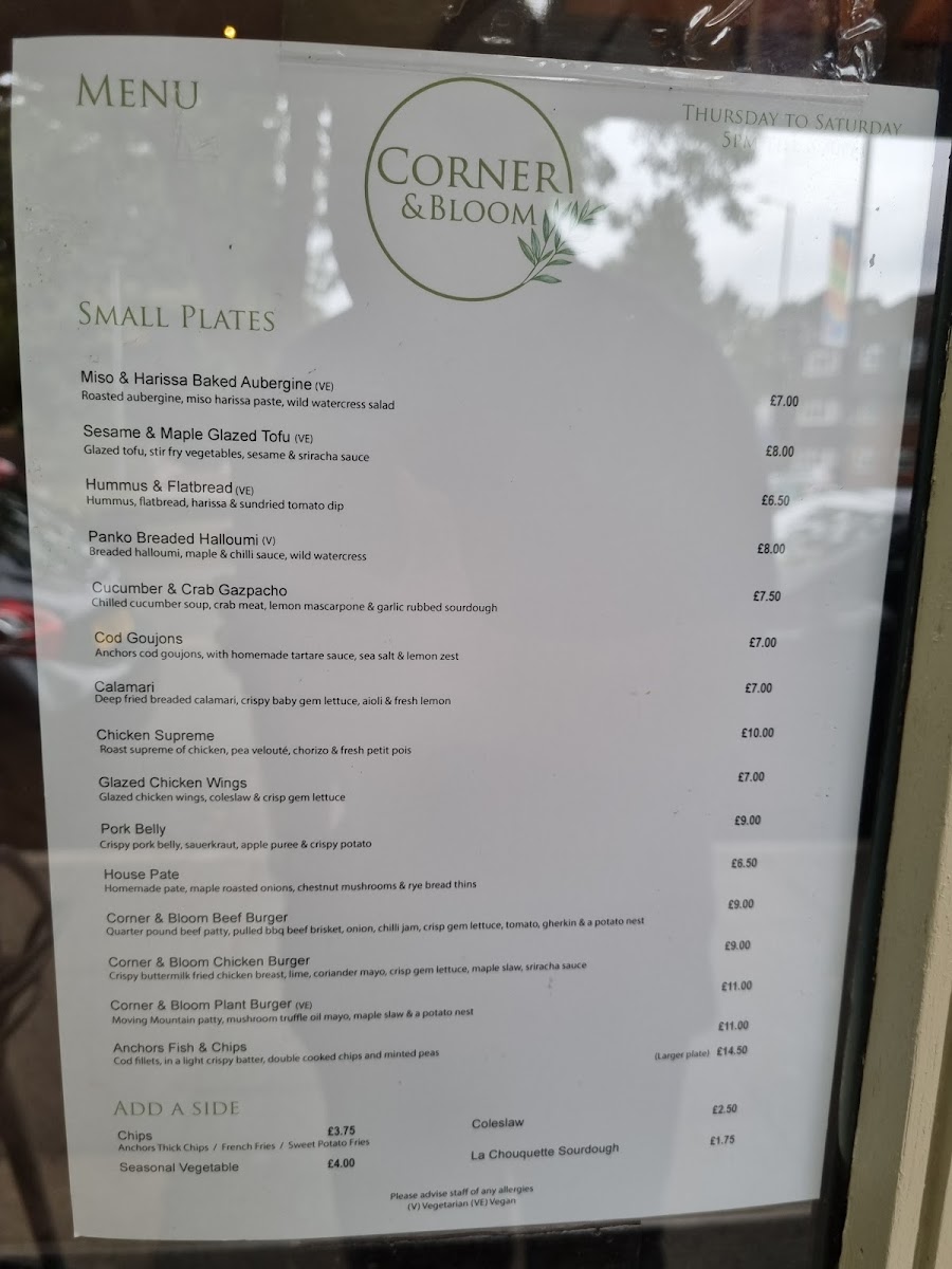 Menu Corner & Bloom-6