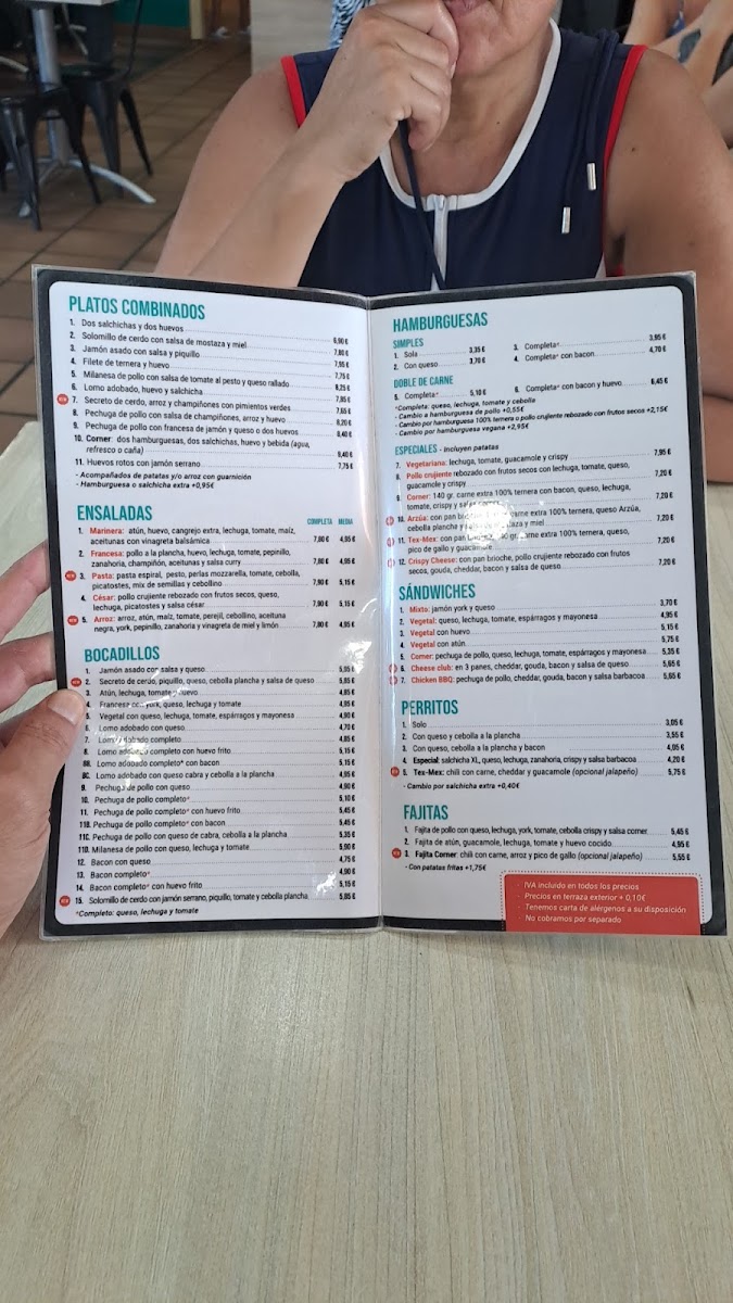 Menu Corner Hut-1