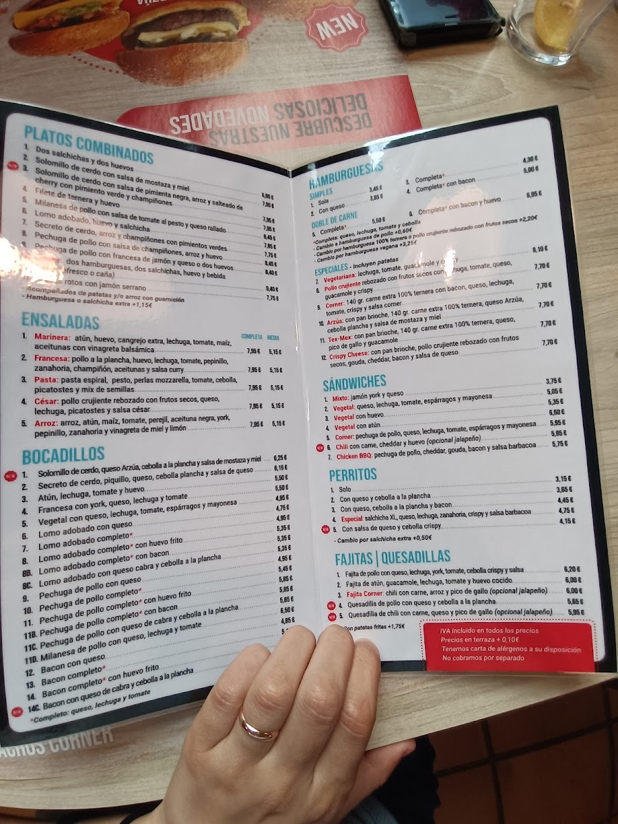 Menu Corner Hut-3