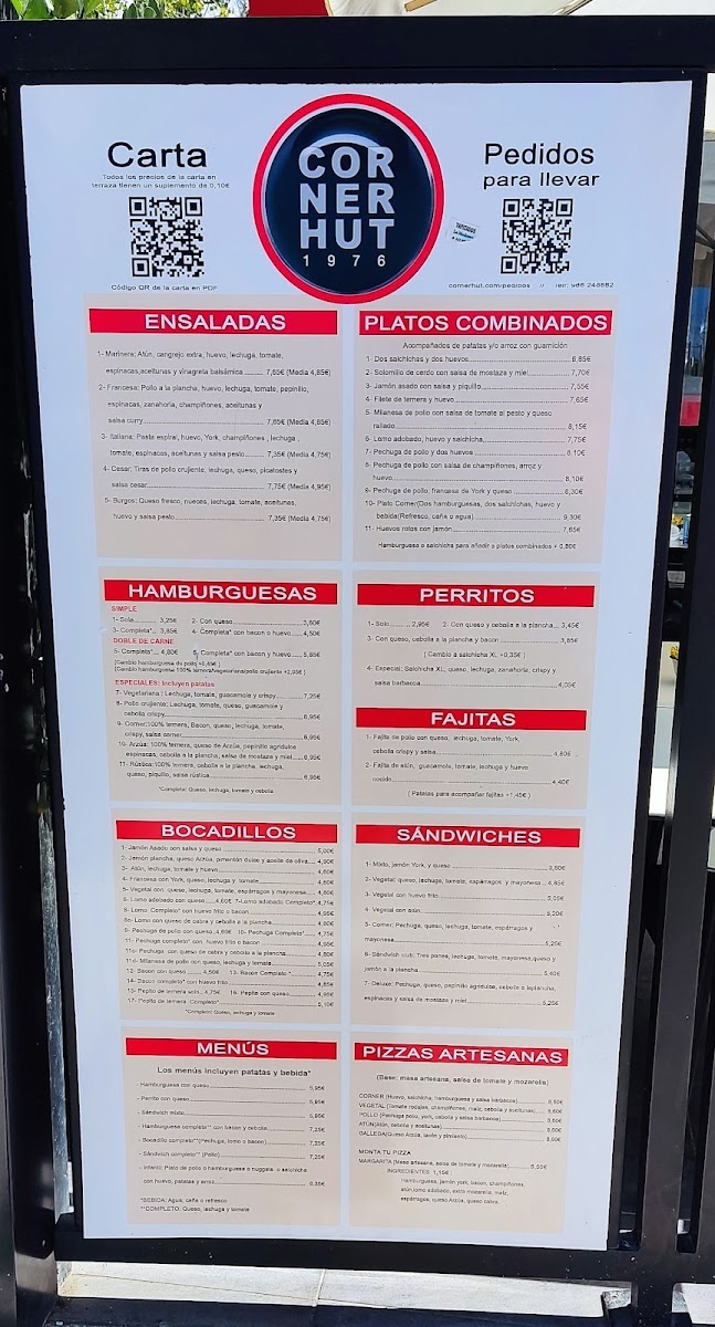 Menu Corner Hut-5