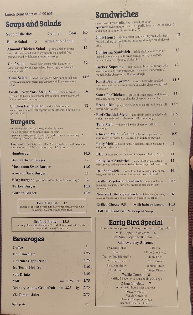 Menu Corner Stone Restaurant-1