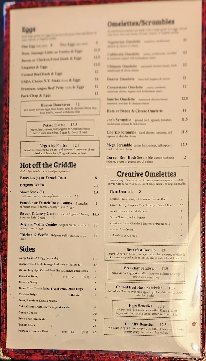 Menu Corner Stone Restaurant-6