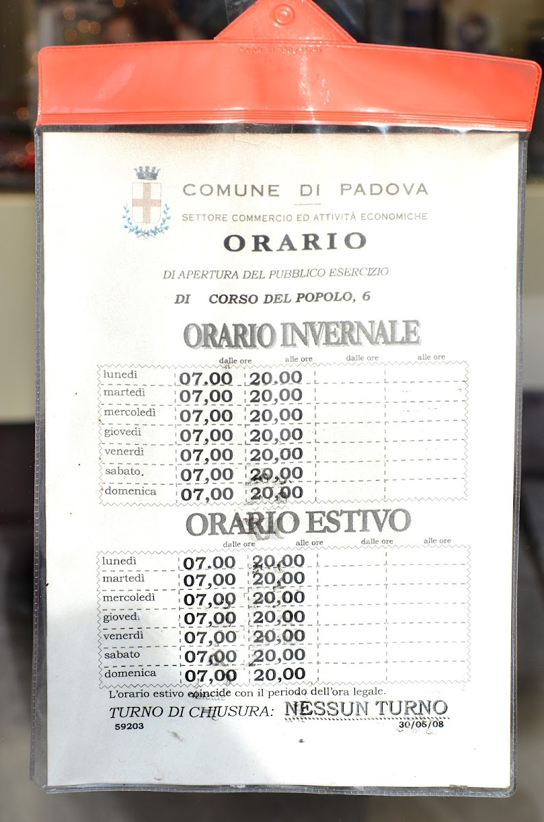 Menu Corso Ccxxii Padova-2