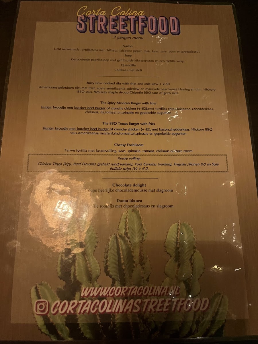 Menu Corta Colina Streetfood-1