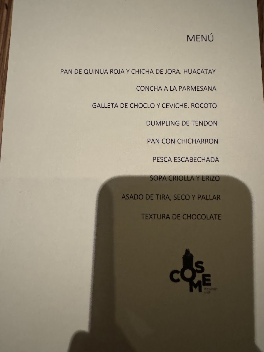 Menu Cosme Restaurante Y Bar-10