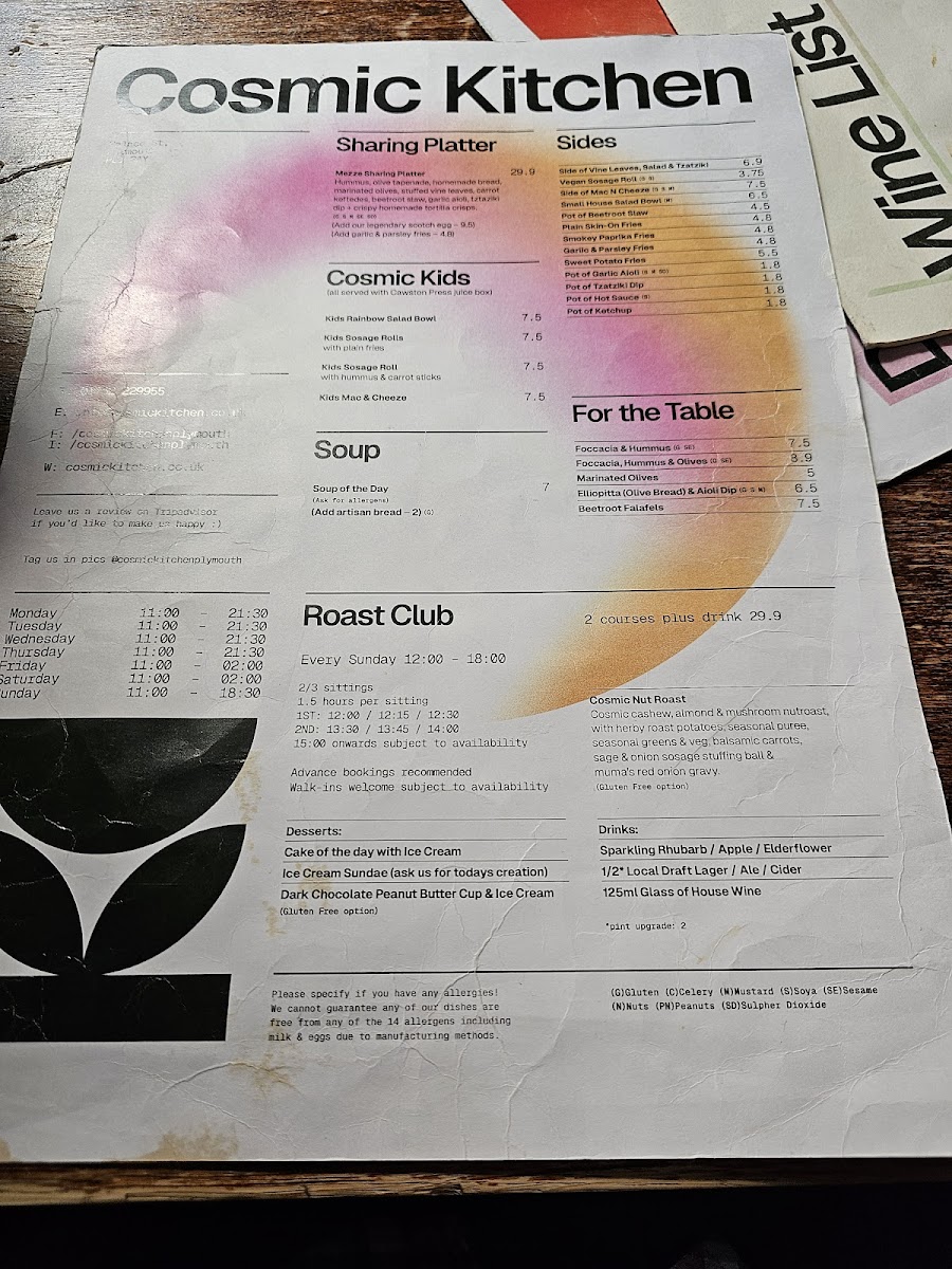 Menu Cosmic Kitchen-7