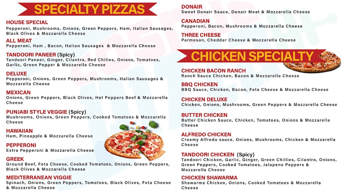 Menu Cosmic Pizza & Donair Piper Crossing - Red Deer-2