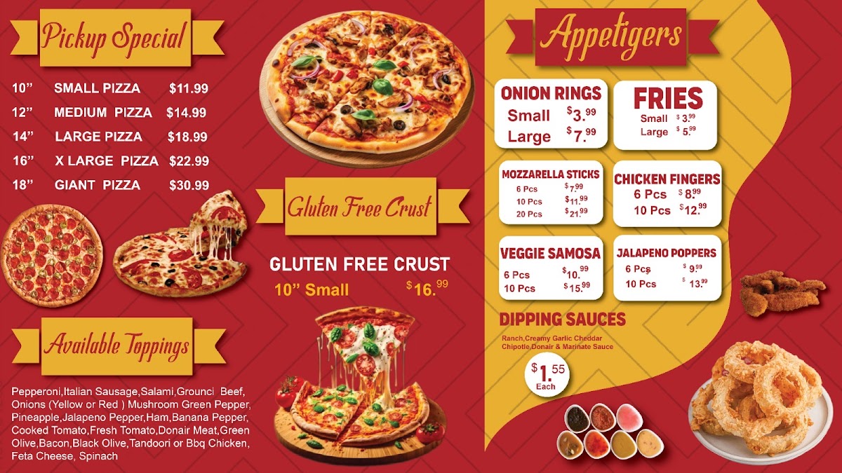 Menu Cosmic Pizza Sherwood Park-1