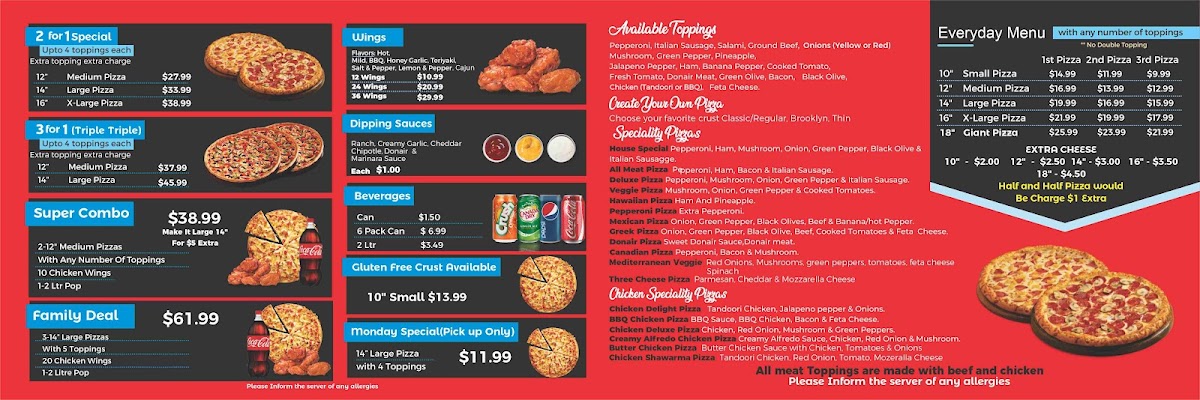 Menu Cosmic Pizza Sherwood Park-7