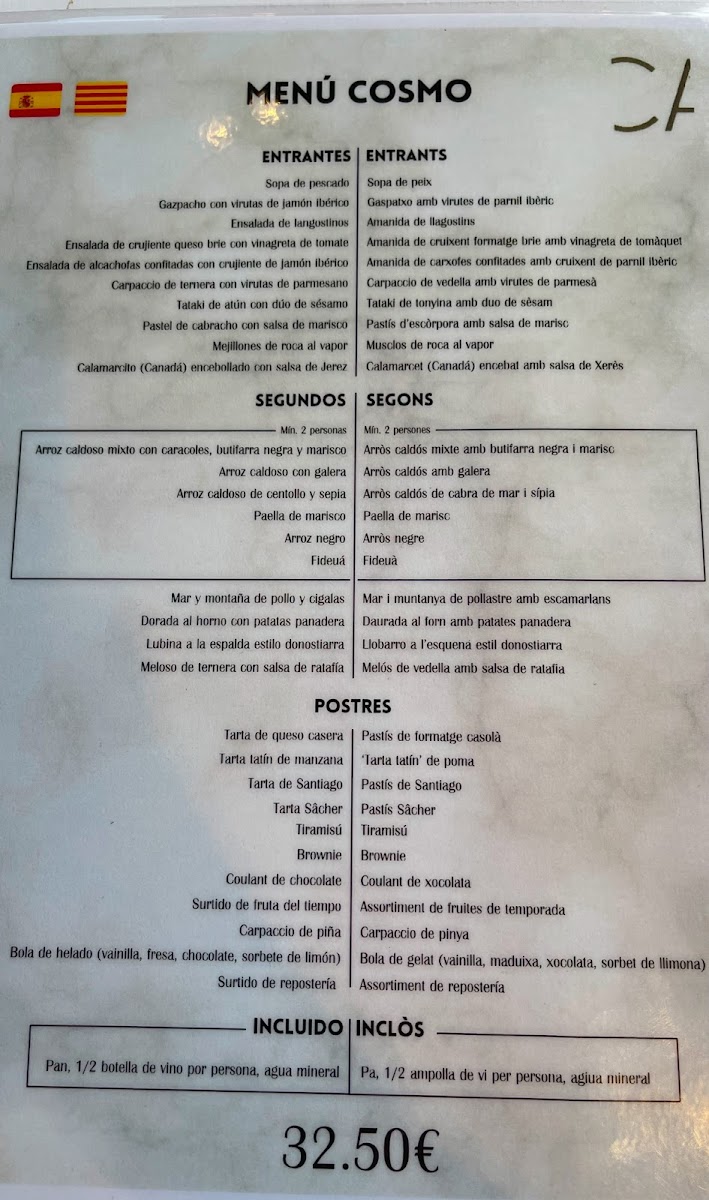 Menu Cosmo Beach Restaurant-8