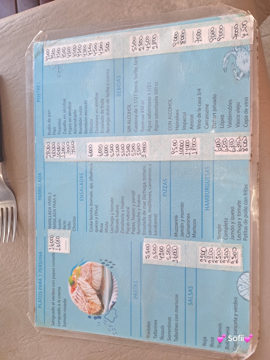 Menu Costa Bonita Restaurante - Marisqueria-2
