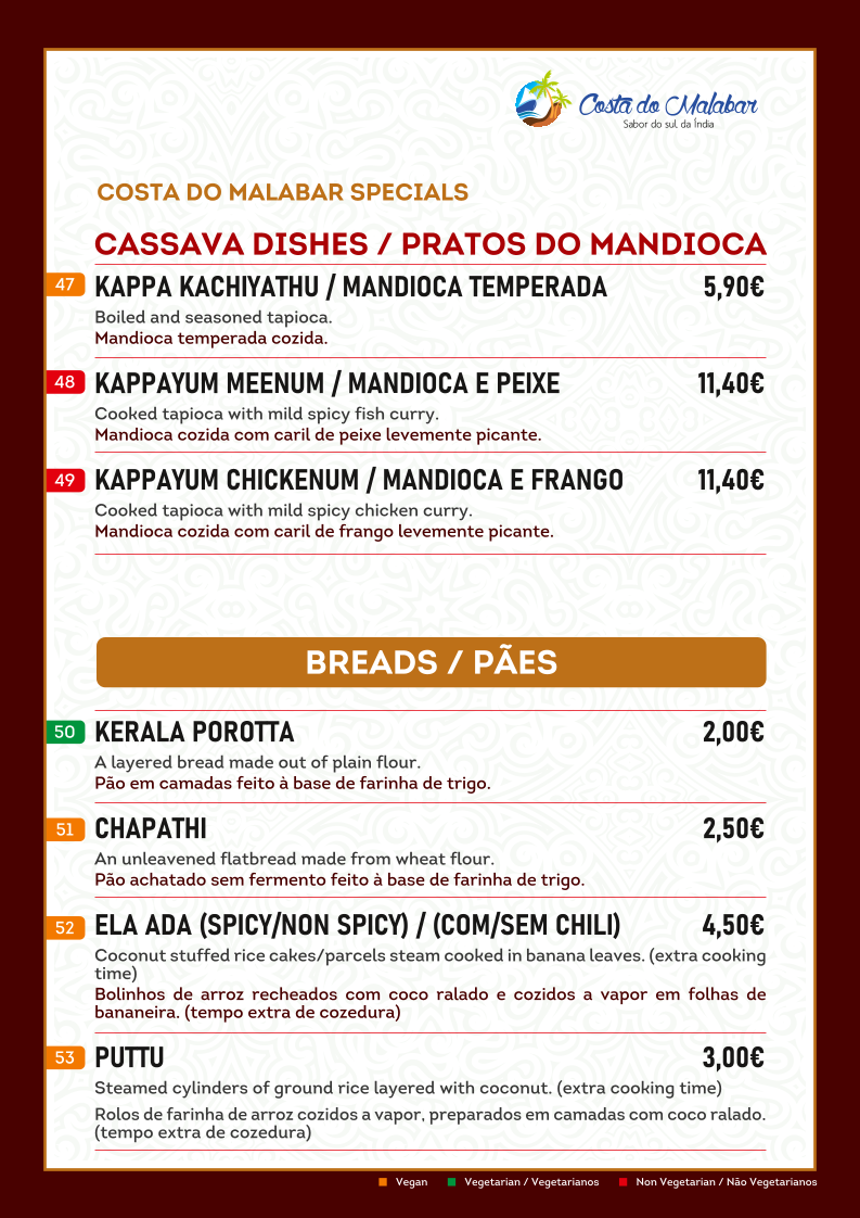 Menu Costa Do Malabar-1