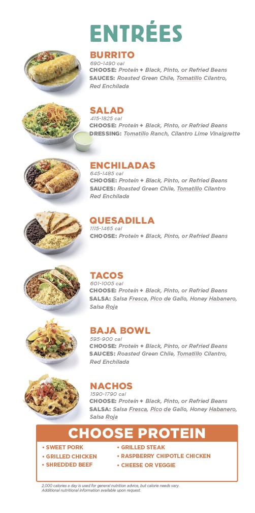 Menu Costa Vida Fresh Mexican Grill-1