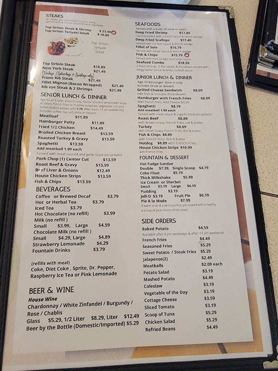 Menu Costa's Family Restaurant-1