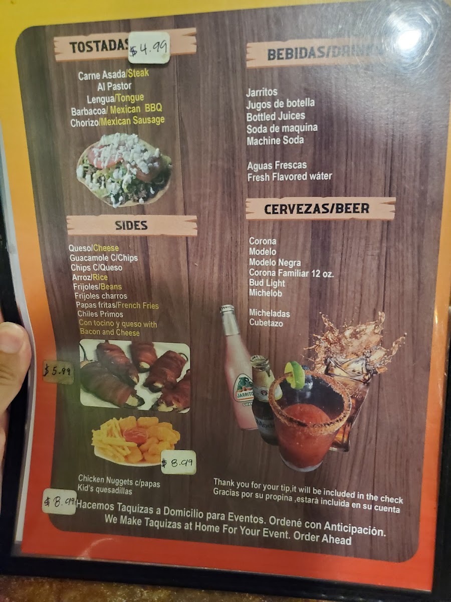 Menu Costilla Grill Mexican Restaurant-3