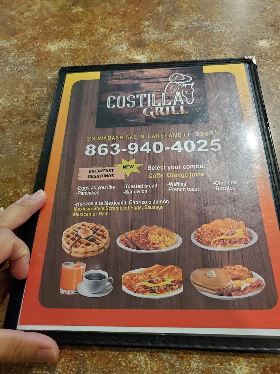 Menu Costilla Grill Mexican Restaurant-6