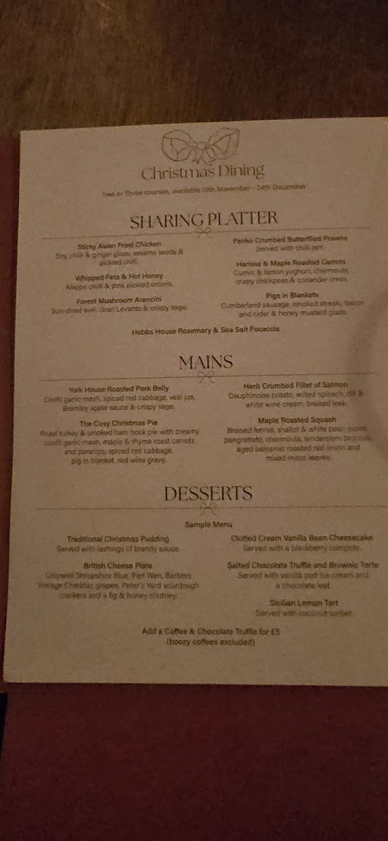 Menu Cosy Club-7