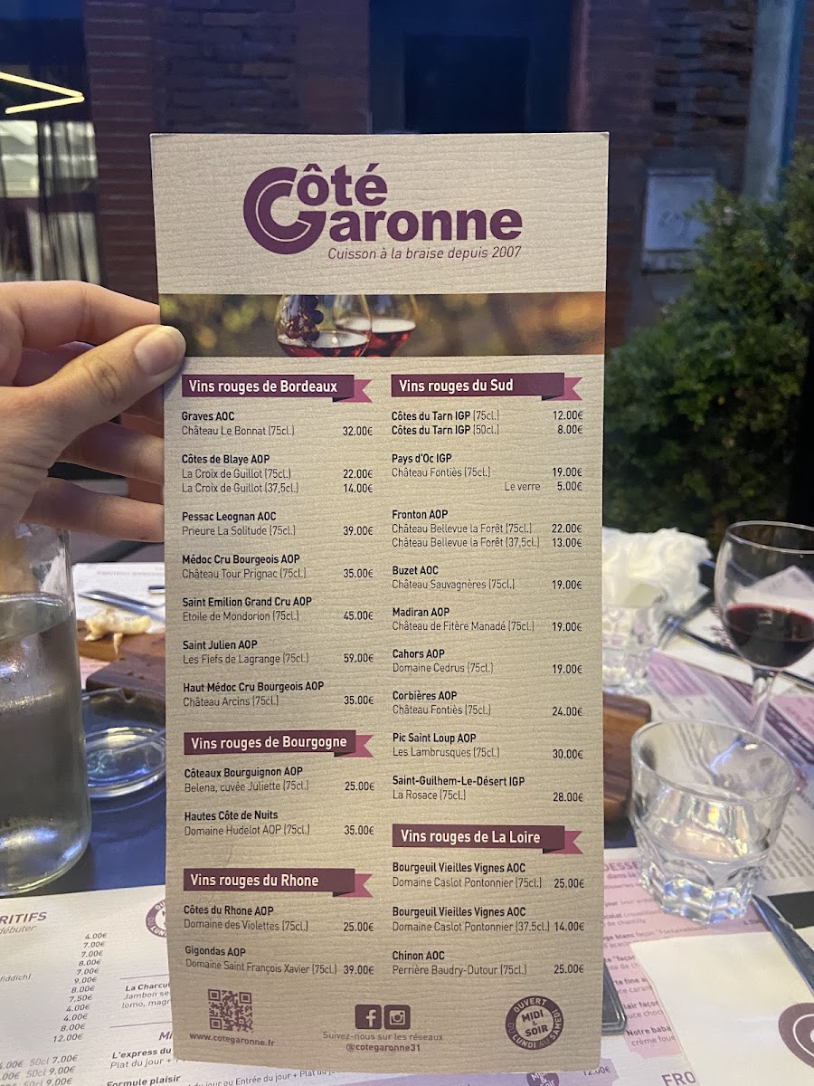 Menu Côté Garonne-7