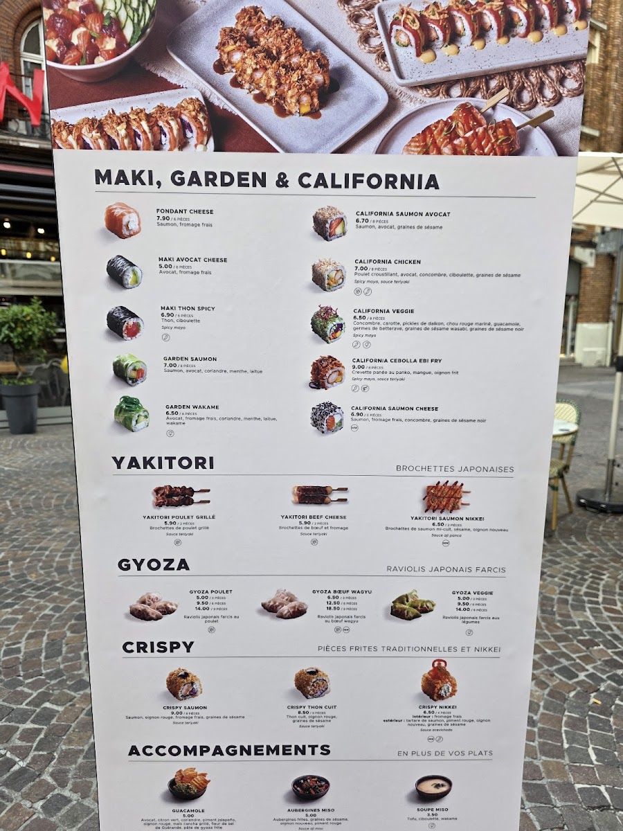 Menu Côté Sushi Lille-1