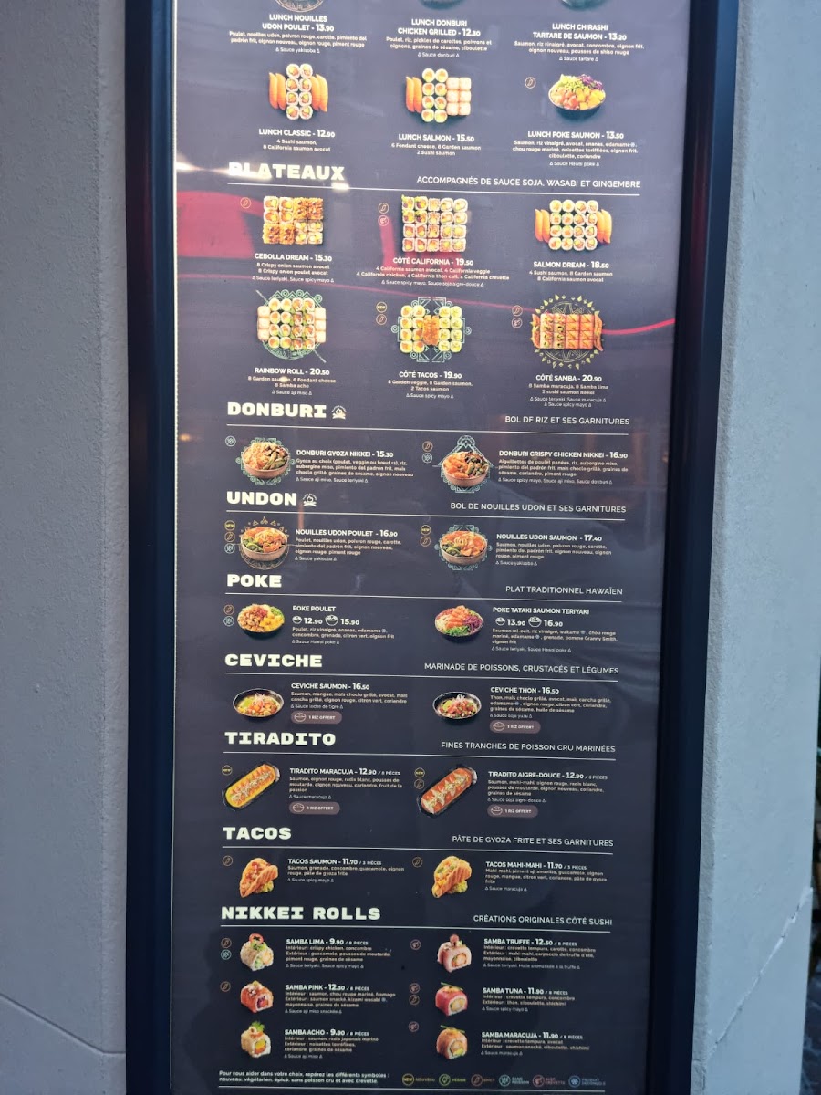 Menu Côté Sushi Lille-3