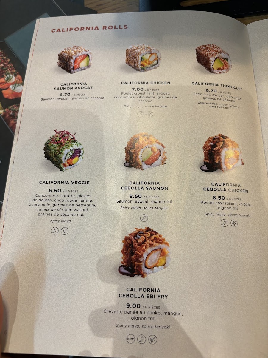 Menu Côté Sushi Lyon Ampère-1